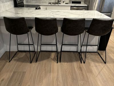 4 Gray Barstools