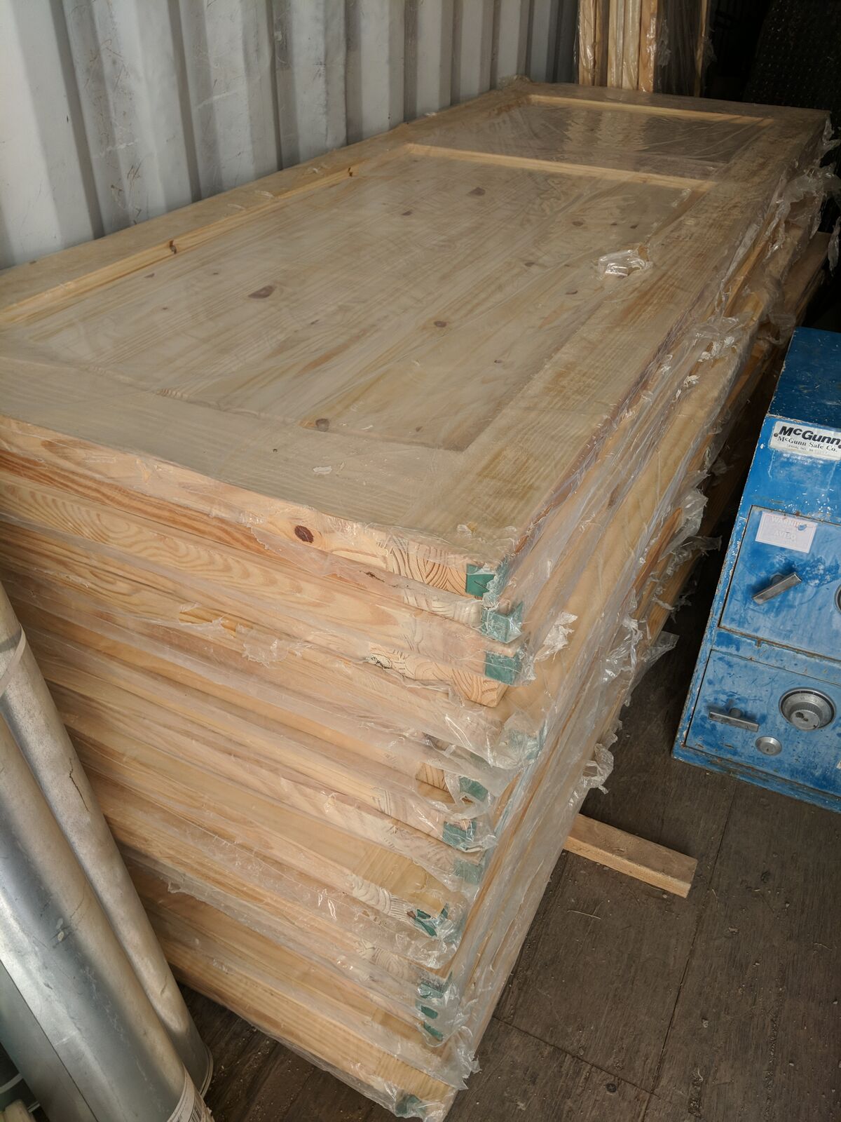 24" x 96" Solid Knotty Pine Doors