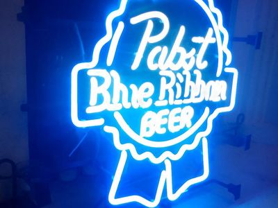 Pabst Blue Ribbon NEON sign