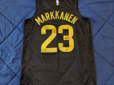 Autographed Markkanen Utah Jazz Jersey