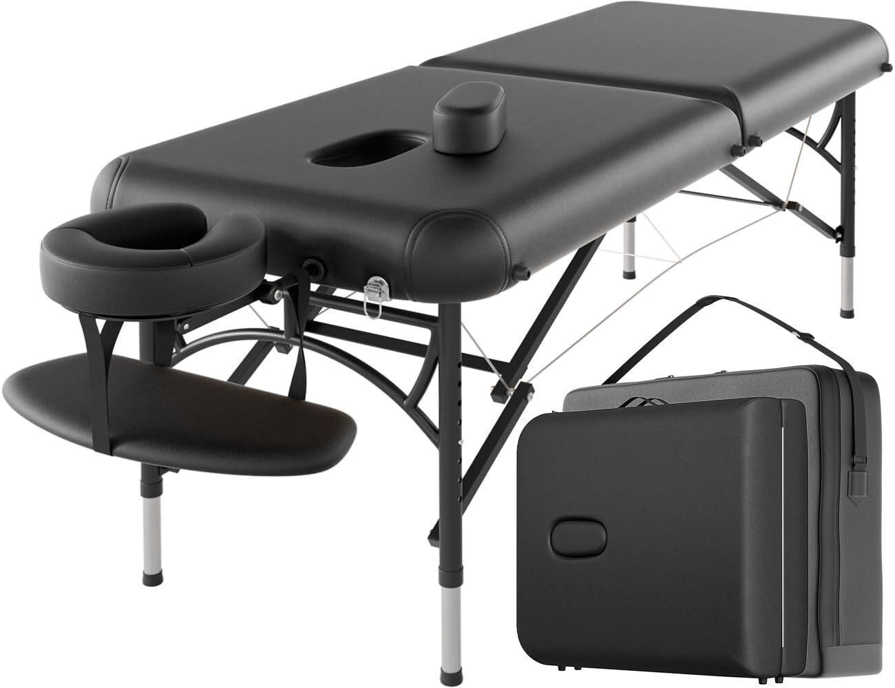 CLORIS 84" Massage Table, Portable Bed