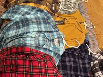 MENS MEDIUM FLANNEL SHIRTS $15 EACH