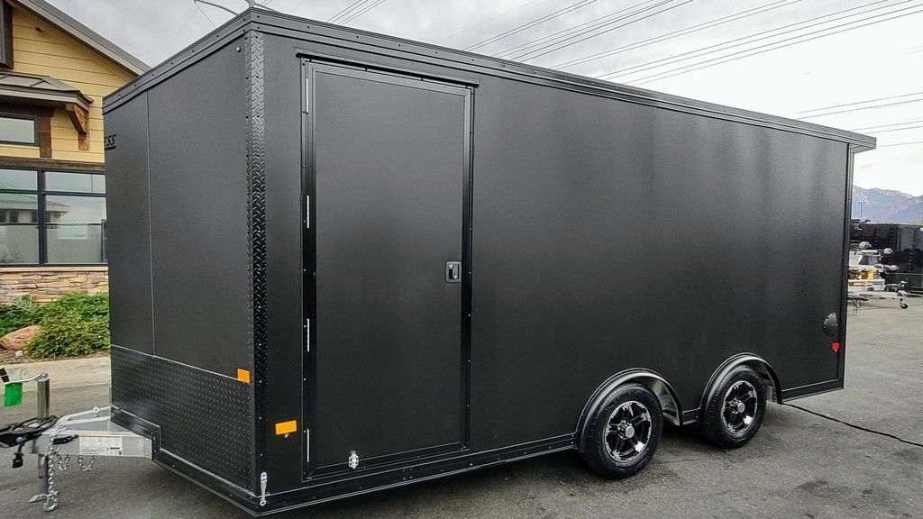 8x16 / 8.5x16 UTV BLACKOUT Enclosed Trailer All Aluminum Xpress 2027