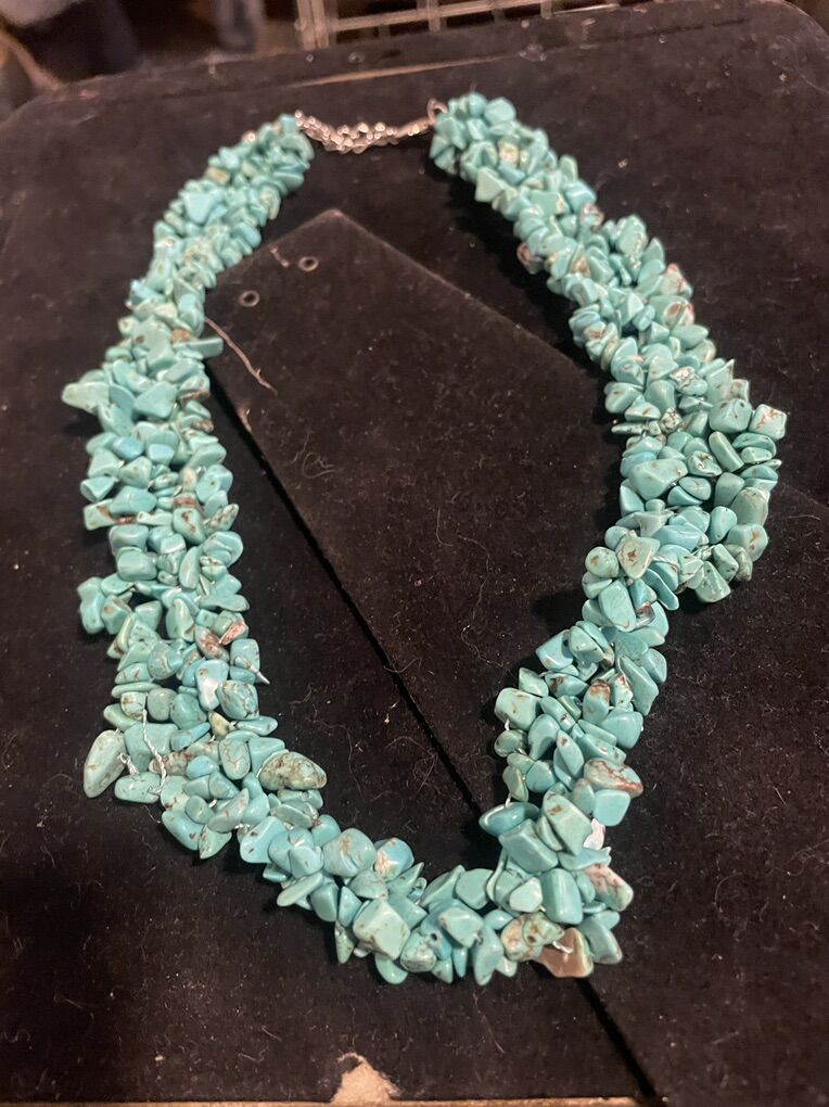 Pure Natural Real Turqoise Necklace
