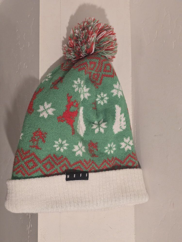 NEFF Christmas Beanie with Pom Pom