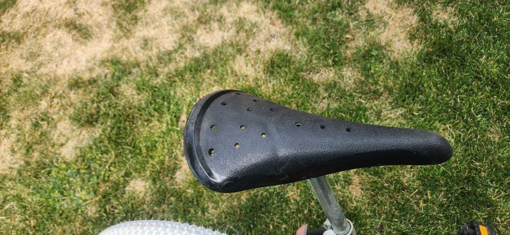 Vintage Team Murray BMX Bike - Black/Yellow with White Tires