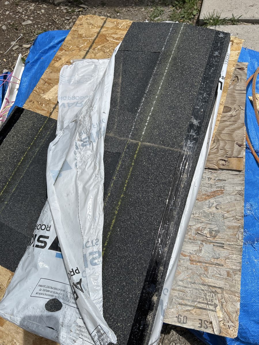 Architectural shingles. Black