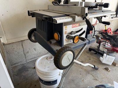 Ryobi 10" Portable Table Saw - Used, Functional with Stand, Great for DIY Projects