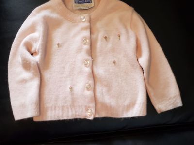 Pink Baby Girl Vintage Sweater