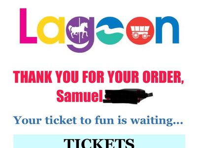 Lagoon tickets 2