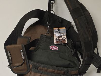 Bucket Boss Suspension Rig Tool Belt - Brown/Green