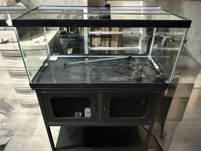 40 Gallon LED Lighted Fish Tank and Lighted Stand