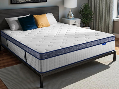 New Twin Mattress, 8 Inch Hybrid Memory Foam and Individual Pocket Springs, Medium Firm Comfort, Motion Isolation,