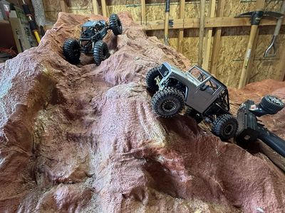 Custom RC Rock Crawler Course/Diorama - Large Scale Mountain Landscape for Remote Control Cars