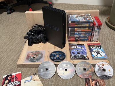 Playstation 2 With Controler and Tons Of Games