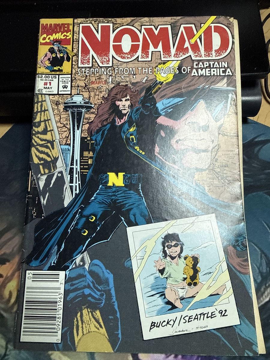 Marvel Comics Nomad #1 May 1992 - Stepping from the Pages of Captain America