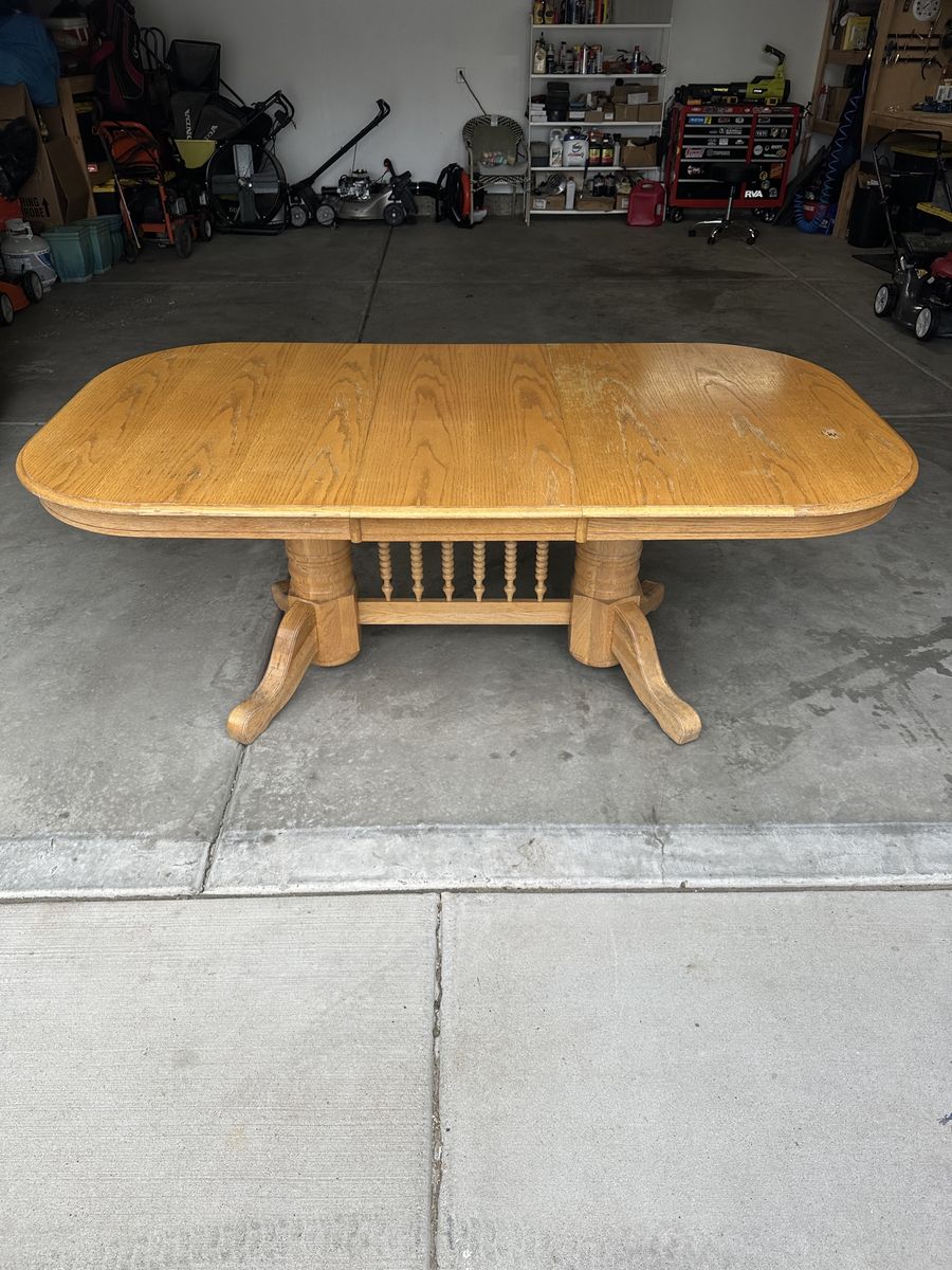 Solid Wood Dining Table – 77”