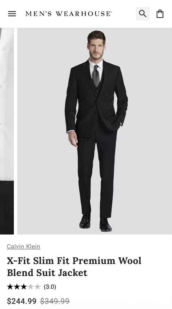 Brand New Calvin Klein Slim Fit Jacket 42 Regular