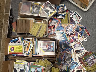 Vintage Baseball Trading Card Lot Vintage Topps Fleer Donruss Loose Cards
