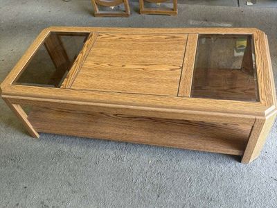 Wood and Gass Coffee Table