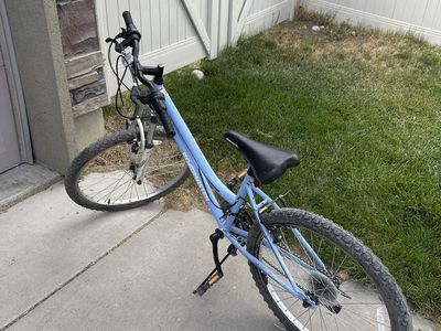 Roadmaster 24 in Kids Mountain Bike - Light Blue, Rear Shifter Broken Free