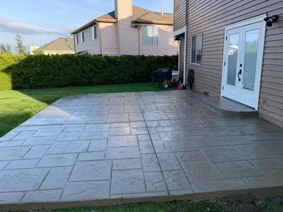 Patio Construction | Concrete Flatwork | Curbing
