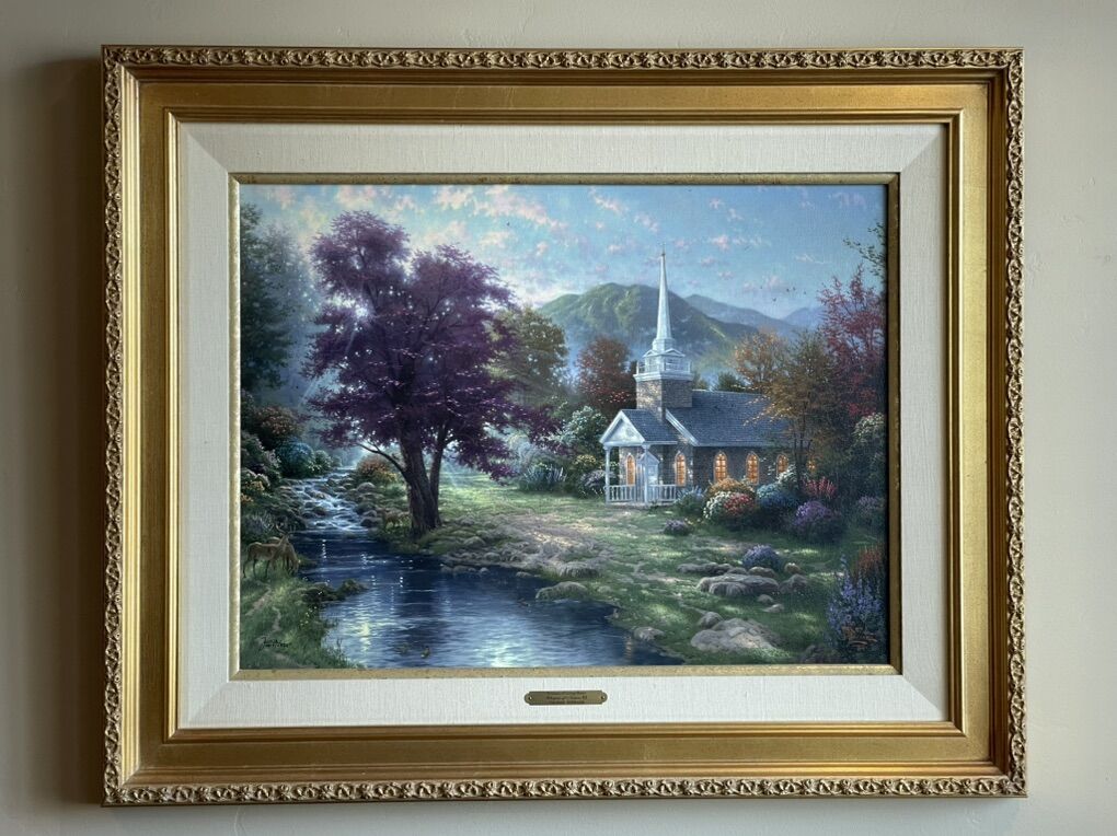 Thomas Kinkade Lithograph - Streams of Living Wate