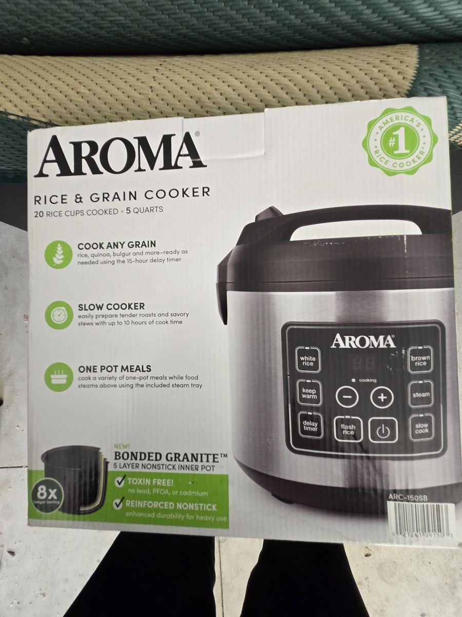 Aroma® 20-Cup (Cooked) / 5Qt. Digital Rice & Grain Multicooker