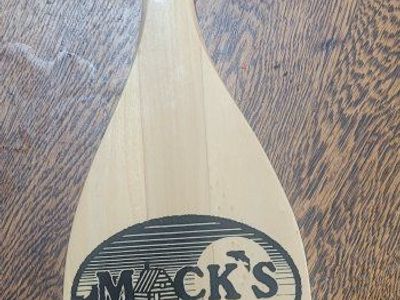 Island Park Idaho.Mack's Inn Wooden Canoe Paddle - Souvenir Decor - 20". lots of memories in island park. hang it on the wall.