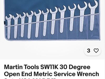 Martian Tool SW11K 30 degree open end metric
