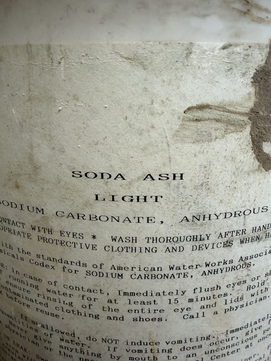Soda ash for pools