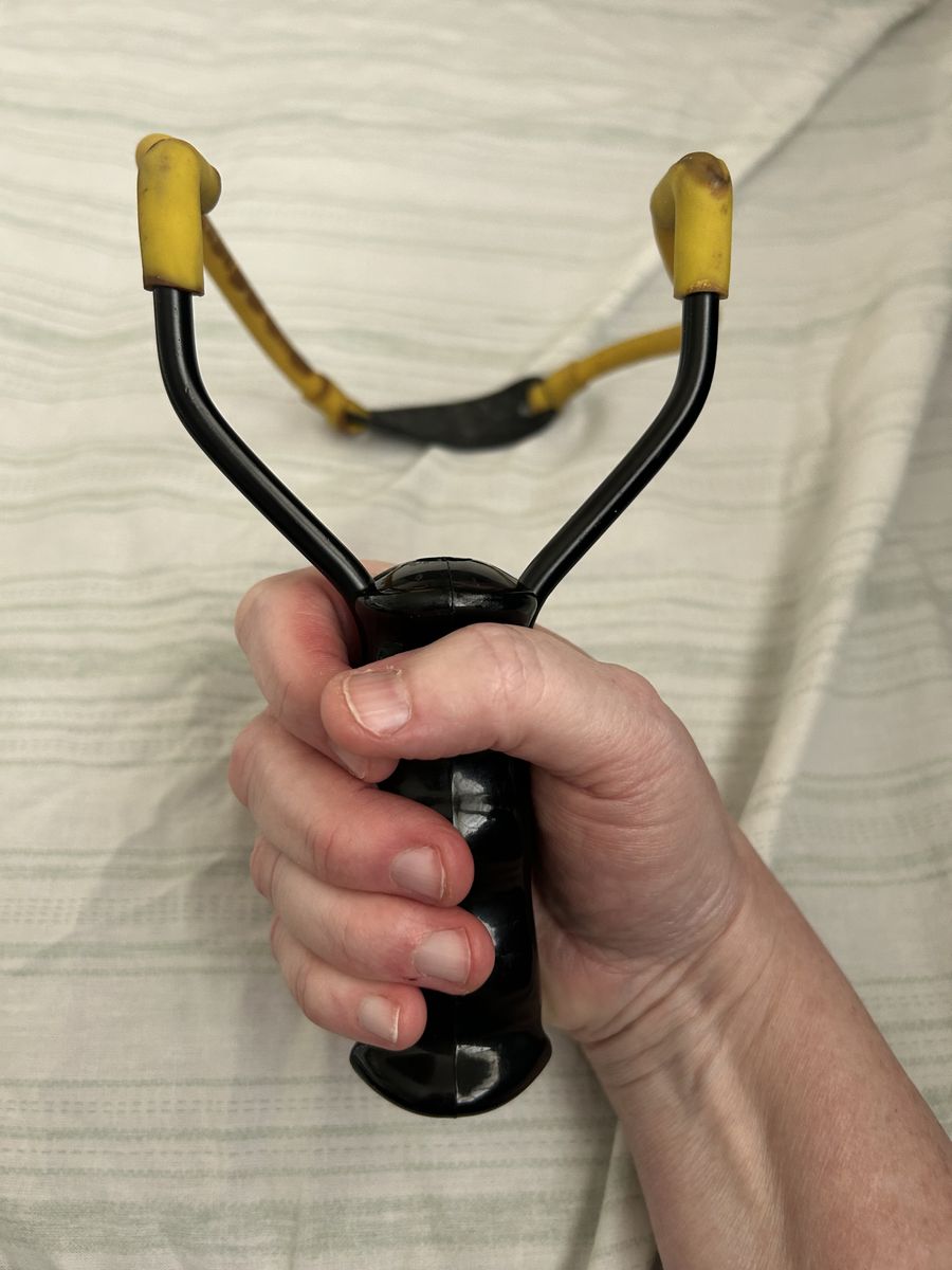 Sling shot and pellets ** please read description