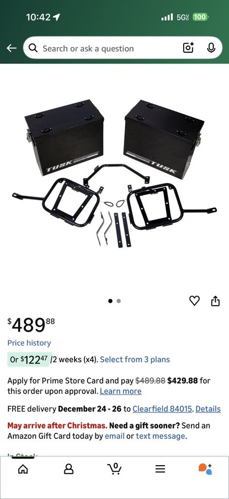 KLR 650 Tusk Panniers (2001-2007)