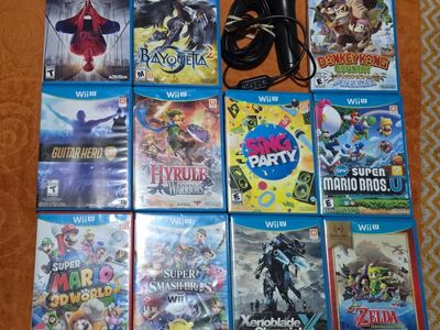 Nintendo Wii game bundle including Zelda Windwaker Hd! Trades considered!