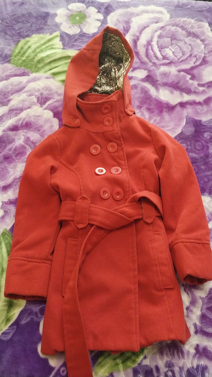 Pink coat size M (5=6)