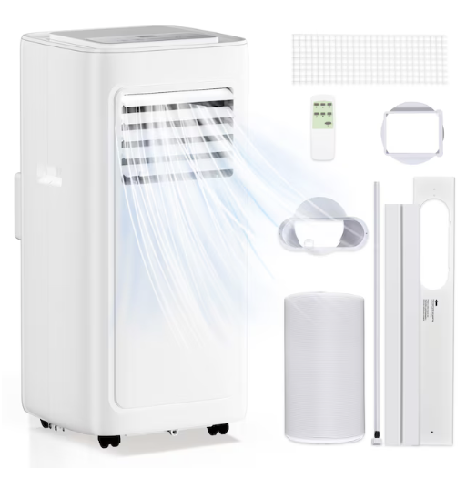 NEW SIMZLIFE Dehumidifier Fan Cool 3 in 1 115-Volt Vented, Portable Air Conditioner Remote