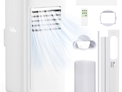 NEW SIMZLIFE Dehumidifier Fan Cool 3 in 1 115-Volt Vented, Portable Air Conditioner Remote