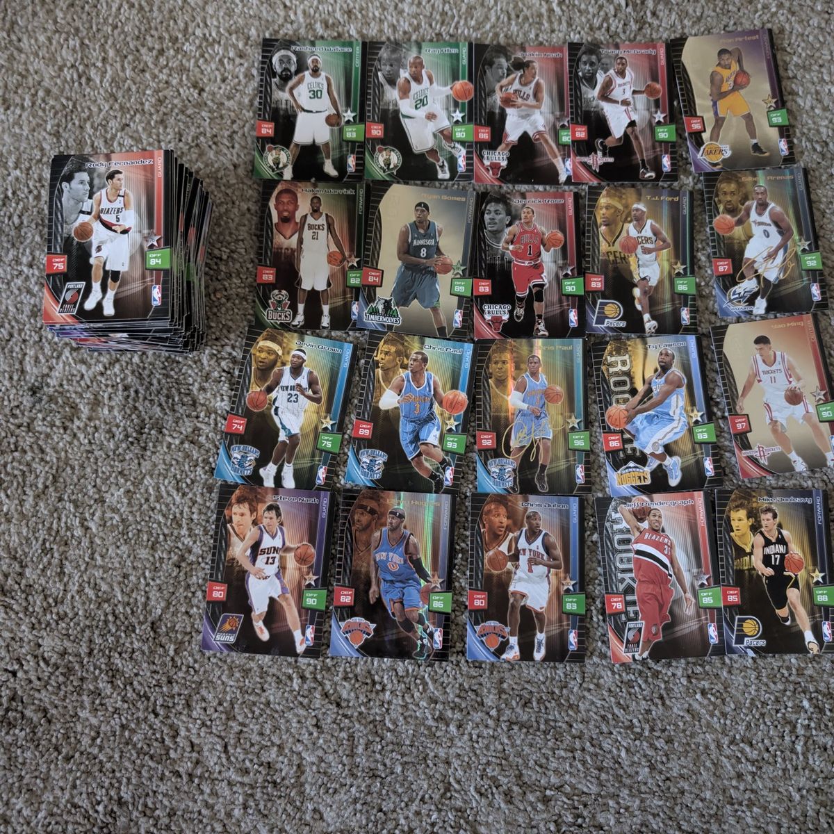 2009-2010 Panini adrenalyn xl basketlball cards