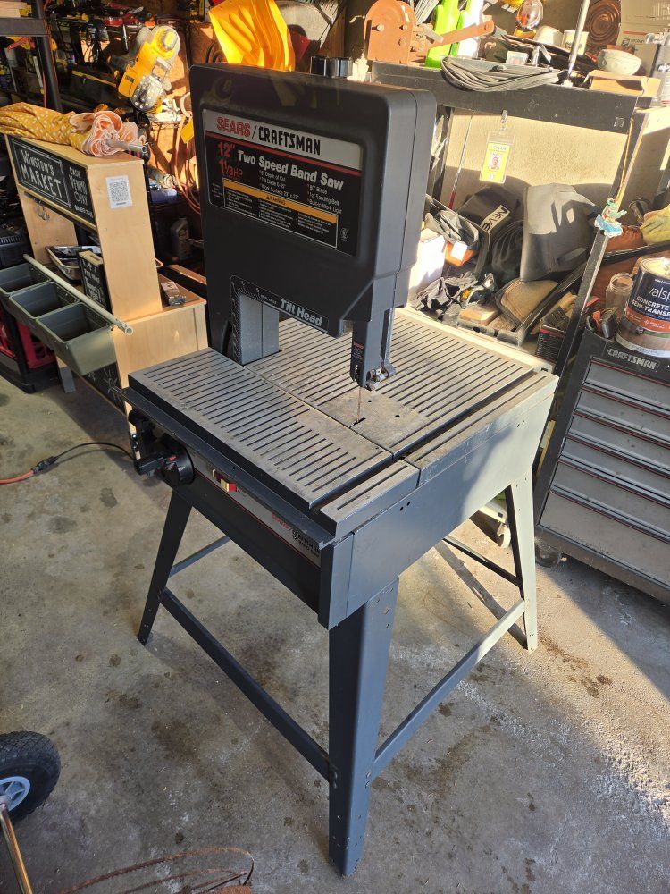 Sears Craftsman 12" Two-Speed Tilt Head Band Saw, 1 1/8 HP
