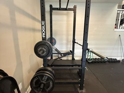 Rouge Rack, Weights, Ohio Bar, Rubber Mats