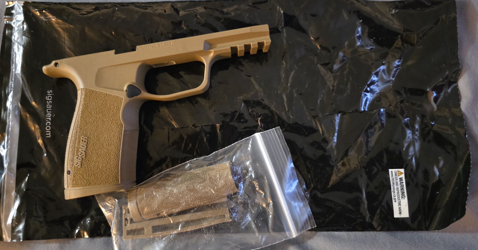 Sig Sauer P365 Xmacro Grip Module coyote brown