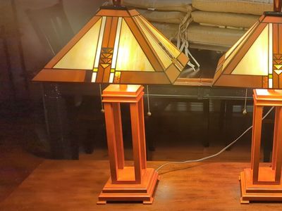 Robert Lewis Tiffany lamps