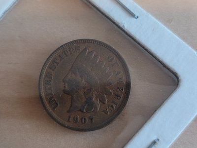 1907 Indian Head Penny - Collectible US Coin