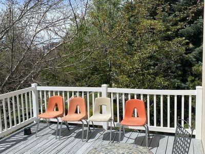 4 solid Plastic chairs for garden