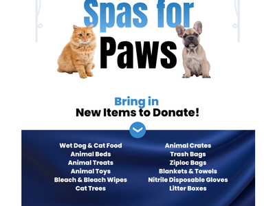 Spas For Paws Annual Hot Tub Sale!
