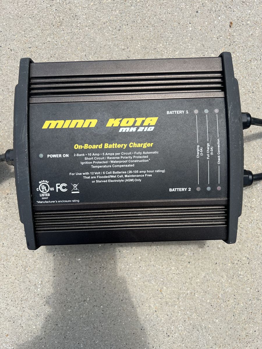 Minkota 2 bank battery charger