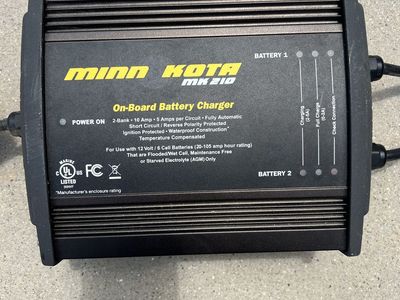Minkota 2 bank battery charger