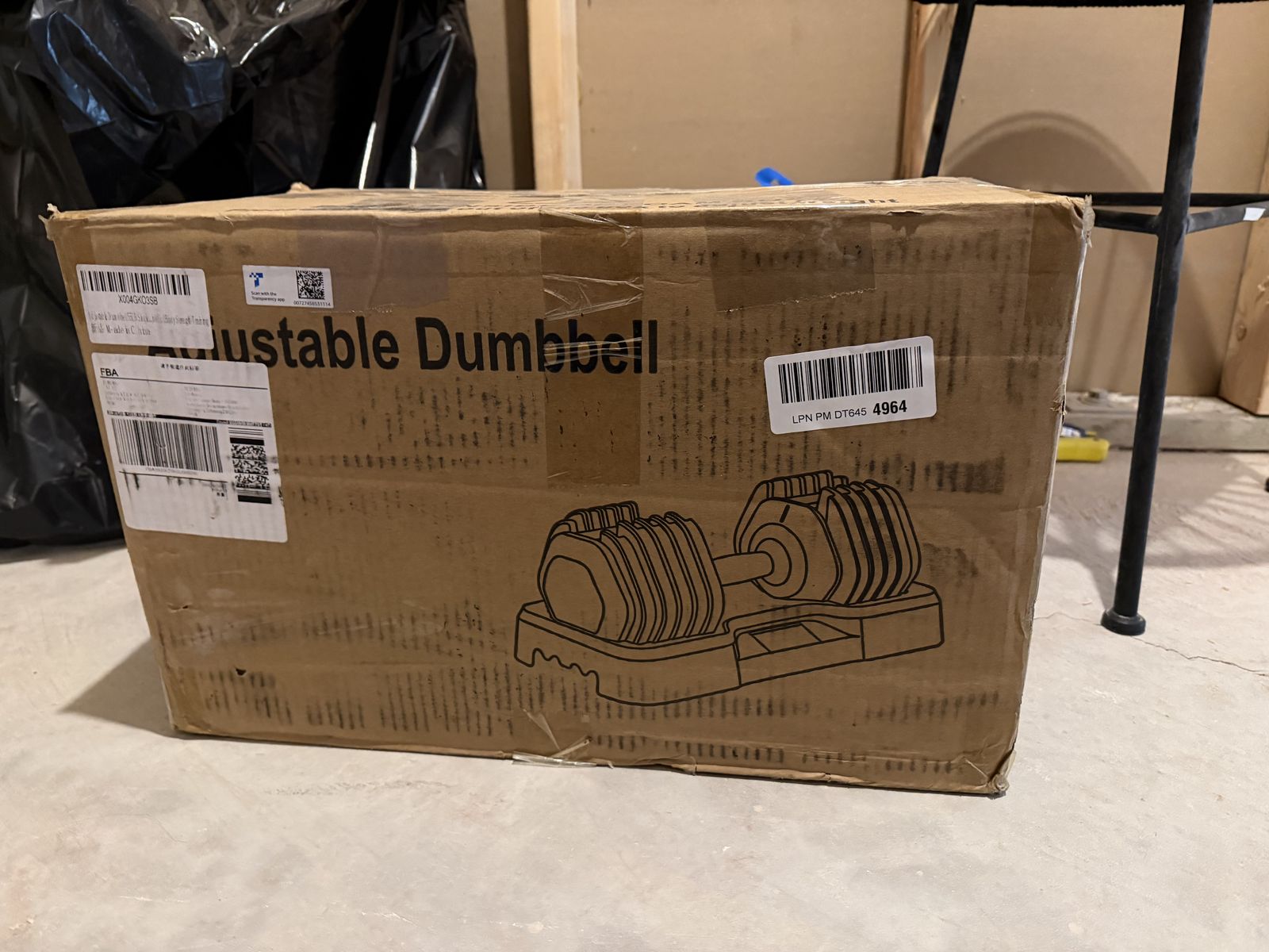 10-55 lbs Adjustable Dumbbell