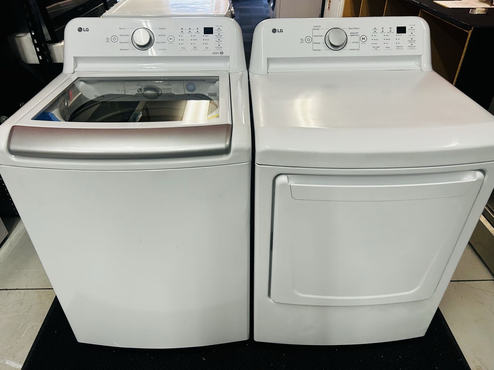 Lg Electric Top Load Set