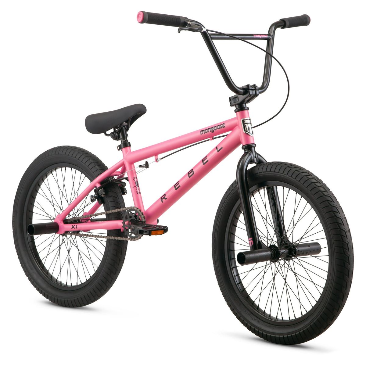 Mongoose Rebel X1 BMX Bike, 20-in. Wheels, Kids Ages 7-14 Years, Pink